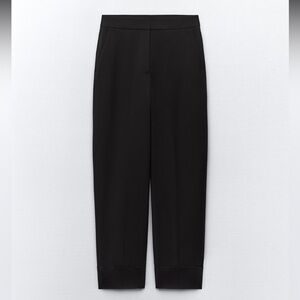 ZARA Turned Up Cuff Straight Pant